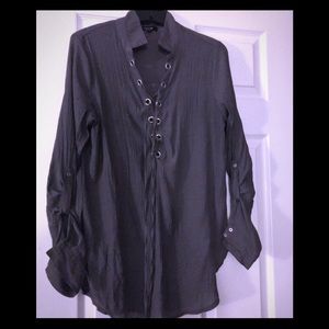 Boutique lace-up Tunic